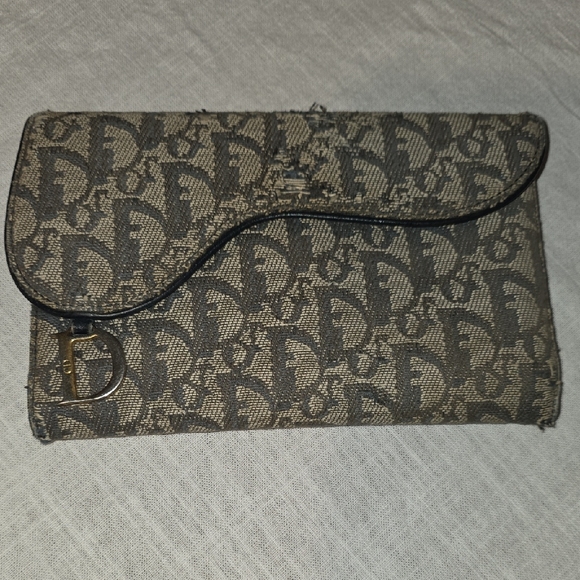 Dior Handbags - Christian Dior Monogram Foldover Clutch